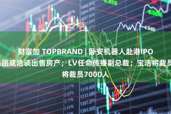 财富加 TOPBRAND | 卧安机器人赴港IPO；开云集团或洽谈出售房产；LV任命传播副总裁；宝洁将裁员7000人