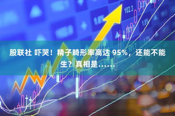 股联社 吓哭！精子畸形率高达 95%，还能不能生？真相是……